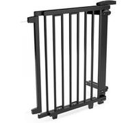 Barrière d'escalier pivotante en bois noir 67-107 Multicolore G