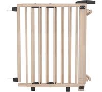 Barrière d'escalier pivotante en bois non traité