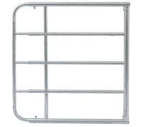Barrière d'herbage zinguée réglable Kerbl 1 à 1,7m Argenté 110 cm