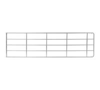 Barrière d'herbage zinguée réglable Kerbl 4 à 5m Argenté 110 cm