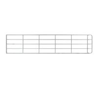 Barrière d'herbage zinguée réglable Kerbl 5 à 6m Argenté 110 cm