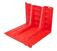 Barrière d'inondation en forme de L, barrière d'inondation à domicile, barrière à eau usable, installation rapide, facile à installer, protection contre les inondations en plastique ABS durable pour