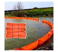Barrière d'interception Flottante Solide Garba sur la rivière, barrière Anti-hydrocarbures en PVC sans épissure, réutilisable, Barrage de Confinement des déversements d'hydrocarbures de 33 à