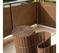 Barrière D'intimités De Chlorure Polyvinyle, Panneau Texturé | Écran De Clôture De Confidentialité De Jardin, Barrière De Confidentialité Extérieure(Browns,160x300cm)