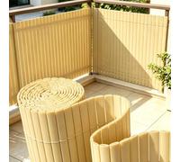 Barrière D'intimités De Chlorure Polyvinyle, Panneau Texturé | Écran De Clôture De Confidentialité De Jardin, Barrière De Confidentialité Extérieure(Wood-tone,100x300cm)