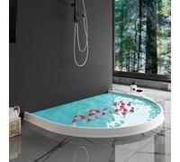 Barriere Douche Seuil Douche Barrage d'eau Protection Contre Les Éclaboussures De Douche Pour Douche À L'italienne, Barrière D'eau Au Sol De 7 À 10 Cm De Haut, Bandes De Retenue D'eau Pliables/bouchon