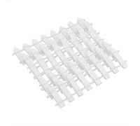 Barrière en bois - Mini barrière100Pcs Mini barrière de Jardin en Bois de Bricolage avec décor de Jardin pour Ornement Miniature (Couleur : Blanc)