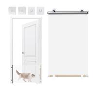 Barrière Escamotable Barrière Portable Intérieure Extensible | Séparation Extensible pour Chiots Intérieur Extérieur Portes Couloir Véranda Garage