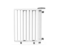 Barrière extensible bois blanche - 58 à 93 cm