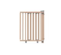 Barrière extensible bois vernis clair - 58 à 93 cm