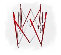 Barrière extensible carré jaune et noir - MOTTEZ - B327CJN