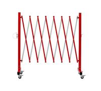 Barrière extensible, Portail extensible à roulettes facile à assembler, portillon accordéon pliable for extérieur,