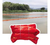Barrière Flottante Anti-Pollution en PVC de 33 pi / 66 pi de Long, barrière Anti-déversement d'hydrocarbures Non proliférante pour rivières, Lacs et océans, clôtures d'interception d'hydroca