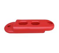 Barrière Flottante de Quai Bouée de Délimitation Guide pour Embarcations Module de Élément Flottant avec Détails Radiaux pour Connexion Sécurisée, Rouge, 110 35 17cm