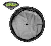 Barrière flottante pour - Protection des flottante pour les îles, anneau de rond noir | Filet de bassin rond pour contrôle des lentilles d'eau pour étang, protège votre