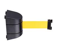 Barrière magnétique rétractable pour File d'attente - Ruban de sécurité de 9,75 m pour Le contrôle des foules, boîtier ABS Durable, Conception Murale et Portable pour Une Installation Facile