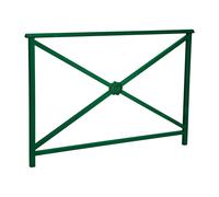 Barrière main courante Lisbonne RAL6005 - 1500mm - Rosace - PROCITY - 206233.6005