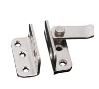 Barrière Métallique En 2 Parties Petit Crochet De Porte Pour Entrées Coulissantes En Verre Enclos Pour Animaux Matériel Sécurité Domestique Serrure Porte Coulissante