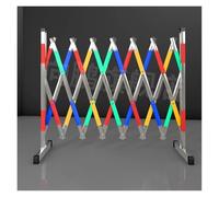 Barrière métallique Extensible, clôture de Circulation rétractable pour Un Blocage Rapide des Routes dans Les ateliers, Les écoles et Les Chantiers de Construction.