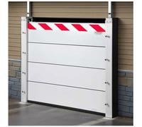 Barrière Mobile De Protection Contre Les Inondations 53/63/73cm Long Barrière De Protection Contre Les Inondations En Alliage D'aluminium Déflecteur D'eau Facile À Installer(Inside,63 * 80cm)