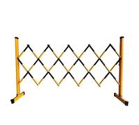 Barrière Mobile Extensible, barrière Extensible Portable, clôture de Circulation rétractable extérieure Flexible pour la Gestion des foules et la signalisation (Couleur :