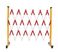 Barrière Mobile Extensible, barrière Extensible Portable, clôture de Circulation rétractable extérieure Flexible pour la Gestion des foules et la signalisation (Couleur :