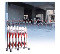 Barrière mobile portable et extensible avec roues - Rétractable - Pour parking et garage - 1,5 x 6 m - Facile à utiliser