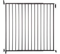 Nordlinger Pro 742040 Barriere Animaux en Métal à Fermeture Pivotante Kenny Extra 87-153 cm de Large et 105 cm de Haut, Noir