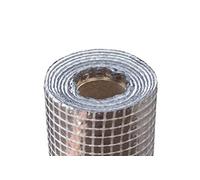 Barrière pare-vapeur aluminium renforcée 1,5 m - membrane isolante pour toiture/combles - 30 m de longueur