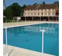 Barrière piscine verre Cap Ferret 1,5 mètre