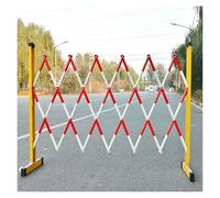 Barrière pliante rétractable, Barrière de sécurité pliable et extensible for isoler les foules bloquer zones circulation, idéale for aéroports métros, jaune (120 x 600 cm), rouge 500(Red,120x300cm)