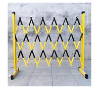 Barrière pliante rétractable, Barrière de sécurité pliable et extensible for isoler les foules bloquer zones circulation, idéale for aéroports métros, jaune (120 x 600 cm), rouge 500(Yellow,120x300cm)