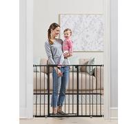 Barrière pour bébé VEVOR Barrière pour chien Séparateur, Largeur réglable (65-121,9 cm), Barrière de sécurité pour escalier pour la sécurité des enfants et des animaux domestiques, Noir