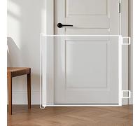 Barrière pour Chien Escamotable - Portes en Filet pour Chiens pour Ouvertures | Barrière Sécurité en Maille sans Perçage pour Animaux et Chatons Escaliers Cuisine Balcon Passage Appartement