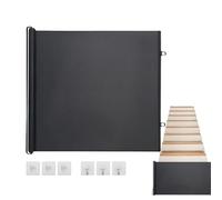 Barrière pour Chien intérieure - Grille de sécurité rétractable sans perçage - Grille de Protection pour Chien - pour extérieur, intérieur, Porte, escalier, Chambre, Salon, Cuisine,