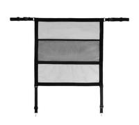 Barrière pour chien pour SUV avec poche de rangement et filet de séparation | Sangles réglables pour animal domestique - Barrière de voiture pour téléphone, camion, sac à main, console de mouchoirs
