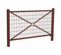 Barrière Province Agora Aspect Corten - 1572mm - Grillagée - PROCITY - 206159.S025