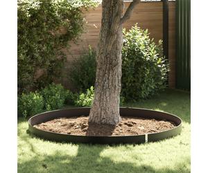 Barrière racinaire vidaXL avec rails de connexion Noir 0,7x3 m 1,5 mm HDPE