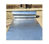 Barrière radiante réfléchissante d'isolation en feuille de bulle for grenier toit, plusieurs tailles 1 par 3 mètres(4mm(thk),1 * 9M (9m²))