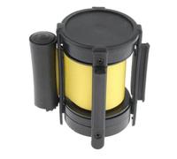 Barrière Rétractable Bande de délimitation du système guidage | Barrière escamotable fixée au mur de 3,0 mètres(Yellow)