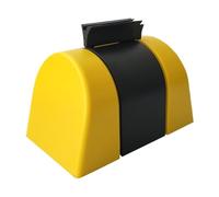 Barriere Retractable Barrière de ceinture rétractable à montage mural fixe Boîtier ABS Ceinture d'avertissement rayée for barrière contrôle des foules dans une région séparée(10m)