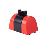 Barrière rétractable de 5 m en plastique rouge, fixation murale, poteau de file d'attente, ceinture en nylon rétractable, barrière de circulation avec aimant for le contrôle des foules