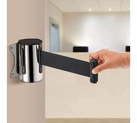 Barrière rétractable en acier inoxydable - Sangle extensible de 2/3/5 m - Pour événements, musées et zones d'attente - Facile à utiliser