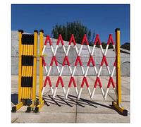 Barrière rétractable en acier robuste avec roues, poteaux de sécurité en métal pour hôpitaux et écoles, facile à déplacer, 8 m, Rosso et solution de contrôle de foule portable