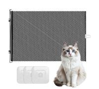 Barrière rétractable pour Animaux de Compagnie - Barrière d'escalier télescopique réglable | Clôture de sécurité intérieure et extérieure pour Chien et Chat | Garde d'entrée Pliable bloquant Les