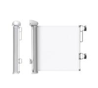 Barrière rétractable pour animaux de compagnie - Réglable - Protection pour escalier - Rampe d'escalier - Barrière pour chien - Pour véranda intérieure, terrasses - Grille rétractable