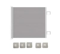 Barrière rétractable pour bébés et bébés - Barrière en maille sans perçage - Barrière d'escalier pour extérieur, escaliers, portes, couloirs - Blanc 2, 150 x 78 cm