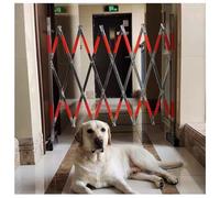 Barrière rétractable réglable - Garde-Corps Mobile à roulettes, idéal pour Le stationnement, Les clôtures pour Animaux, l'entretien, la Construction et la Gestion du traf