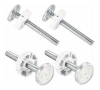 Barrière sécurité Enfant, 4 pcs, M10 tige filetée, pour barrière bébé ou animal de compagnie, kit de vis blanc, extension escalier