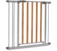 Barrière Sécurité Enfant Extensible Wood Lock 2, 84 - 89 Cm, Inclus Rallonge De 9 Cm, Sans Perçage, Barriere De Porte Et Escalier,